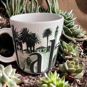 AmericaWare CALIFORNIA Raised Letters 3D Embossed Jumbo Coffee Mug 2007